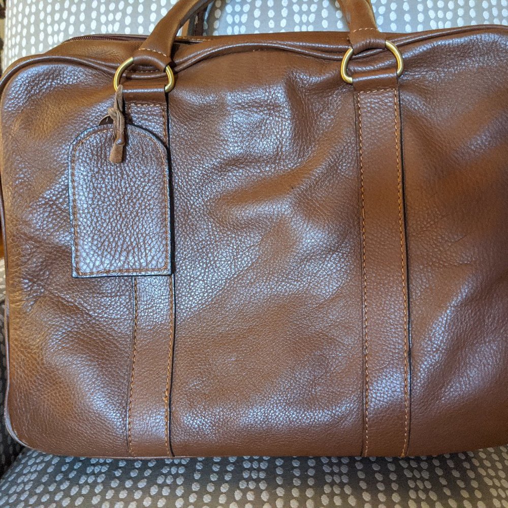 Lambskin Pebble Grain Briefcase